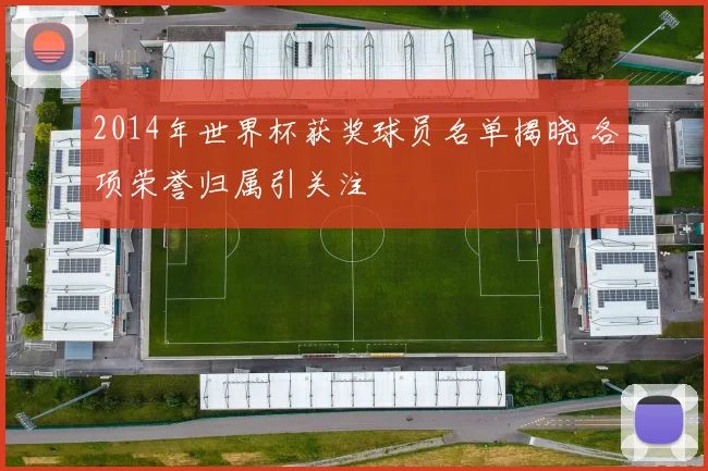 2014年世界杯获奖球员名单揭晓 各项荣誉归属引关注